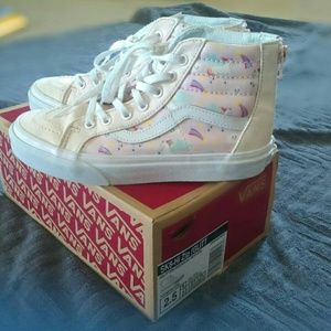 VGUC Unicorn Vans 2.5y